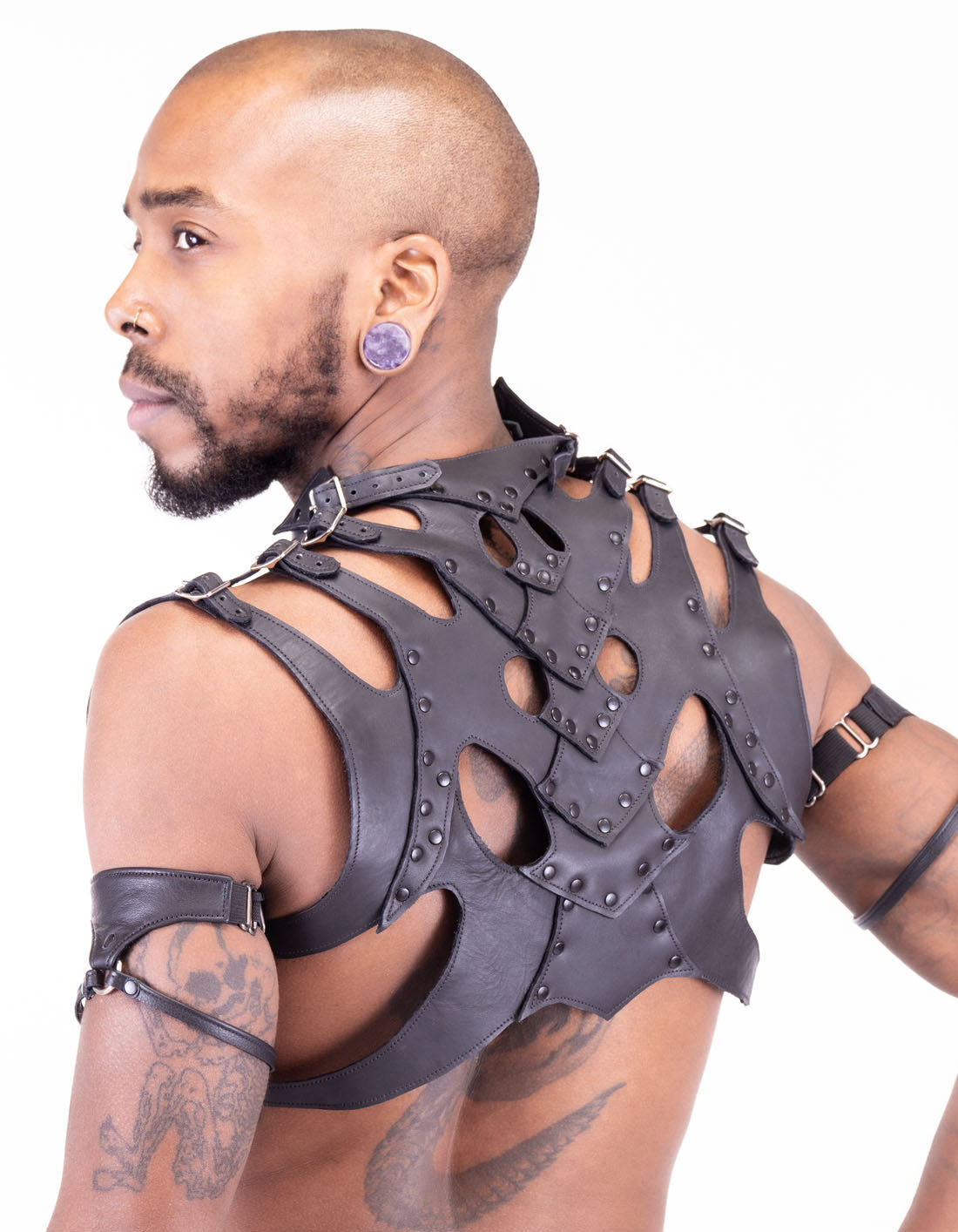 Carbon Arm Garters